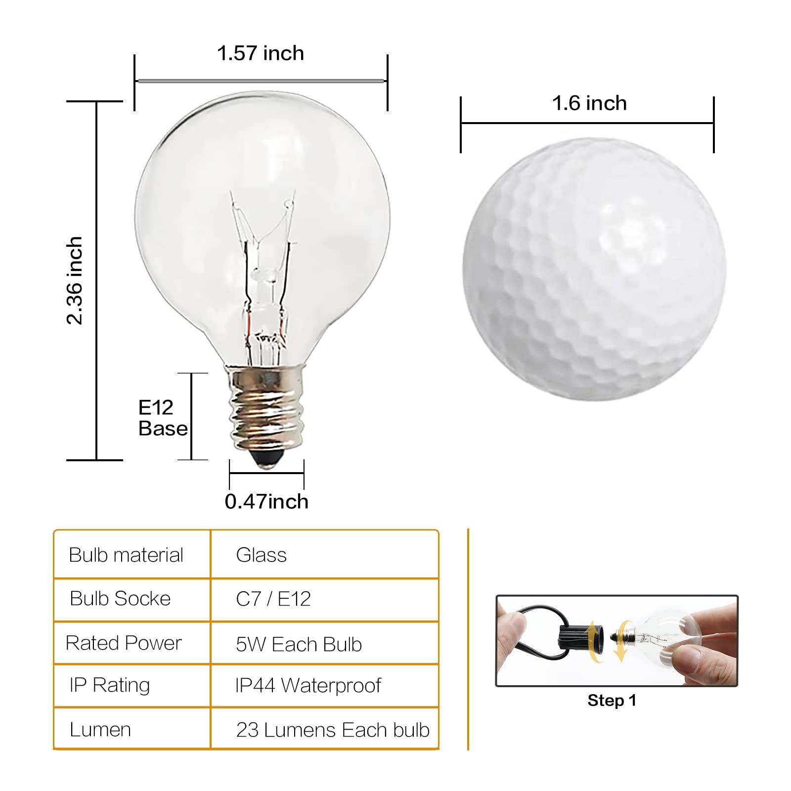 CHYSUPER warm white glow enhances dusk-time ambiance for patios
