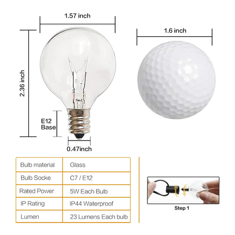 CHYSUPER warm white glow enhances dusk-time ambiance for patios