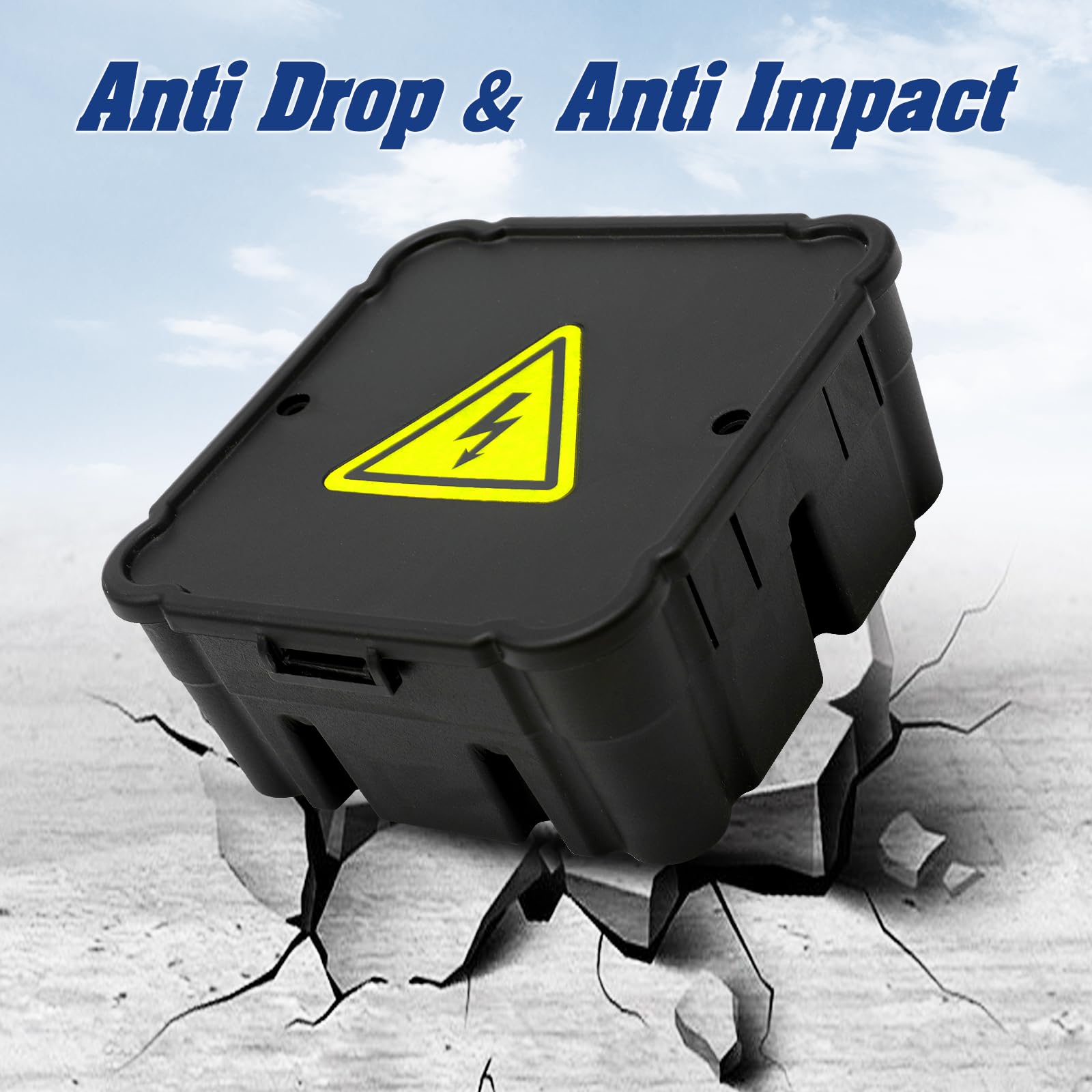 CICHKELY flame retardant junction box labeled V0 for high-safety electrical projects.