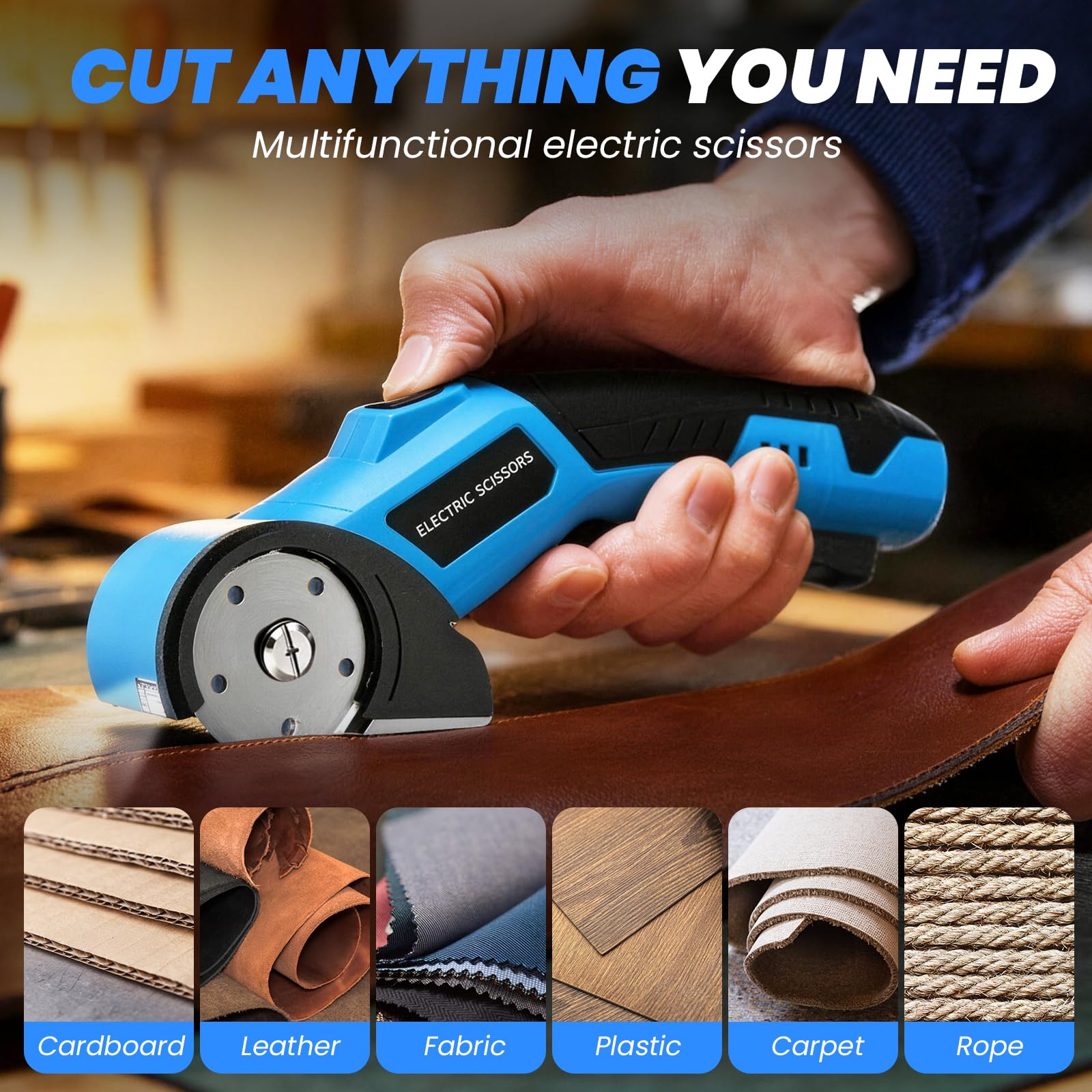 Cieex cordless scissors cut cardboard quickly in busy warehouses