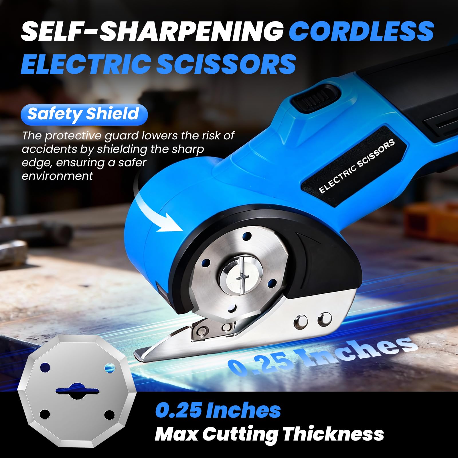 Cieex replacement blades included for extended cutting efficiency