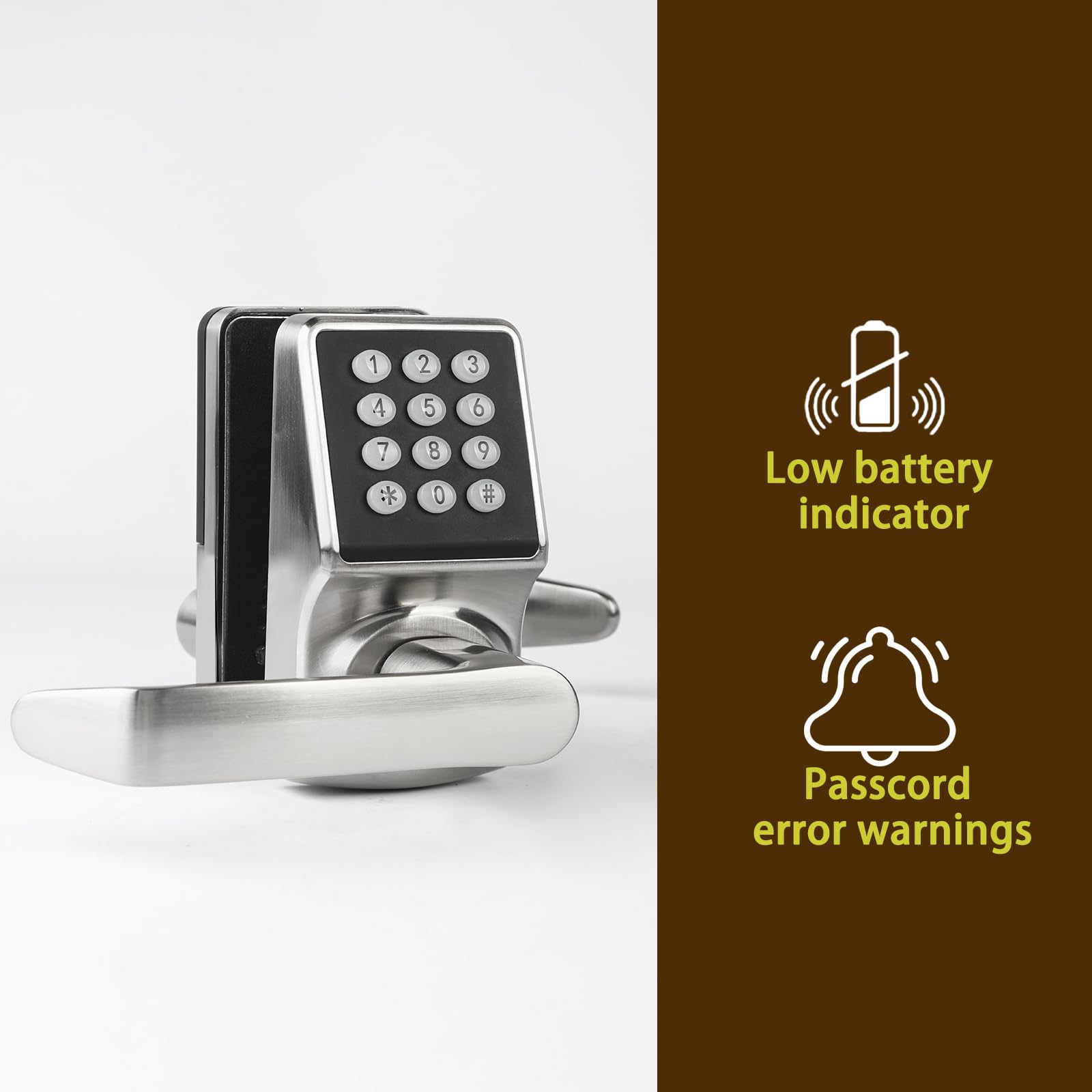 Cielsa Dawn anti-peep passcode reduces shoulder-surfing risk.