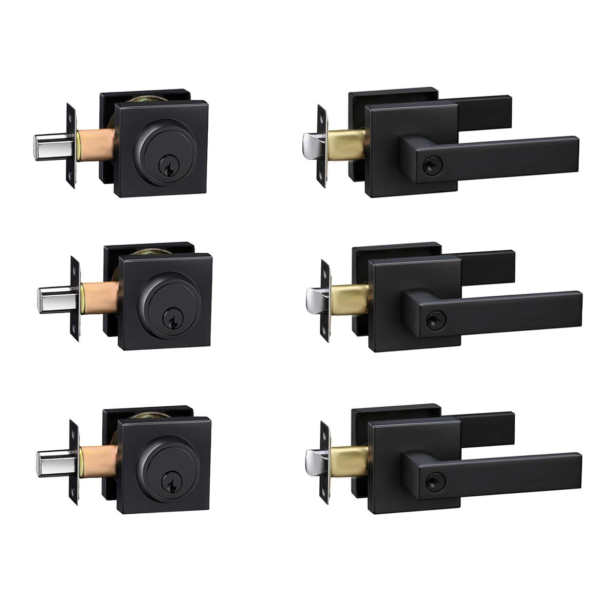 Cielsa Dawn exterior door lock set with deadbolt secures front doors for reliable entry