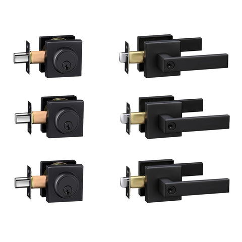 Cielsa Dawn exterior door lock set with deadbolt secures front doors for reliable entry