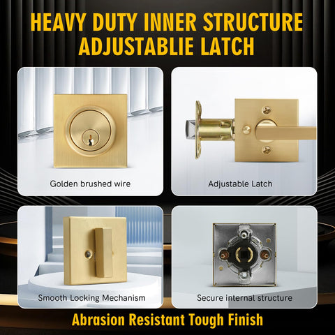 Cielsa Dawn Gold reversible lever for left or right handed doors