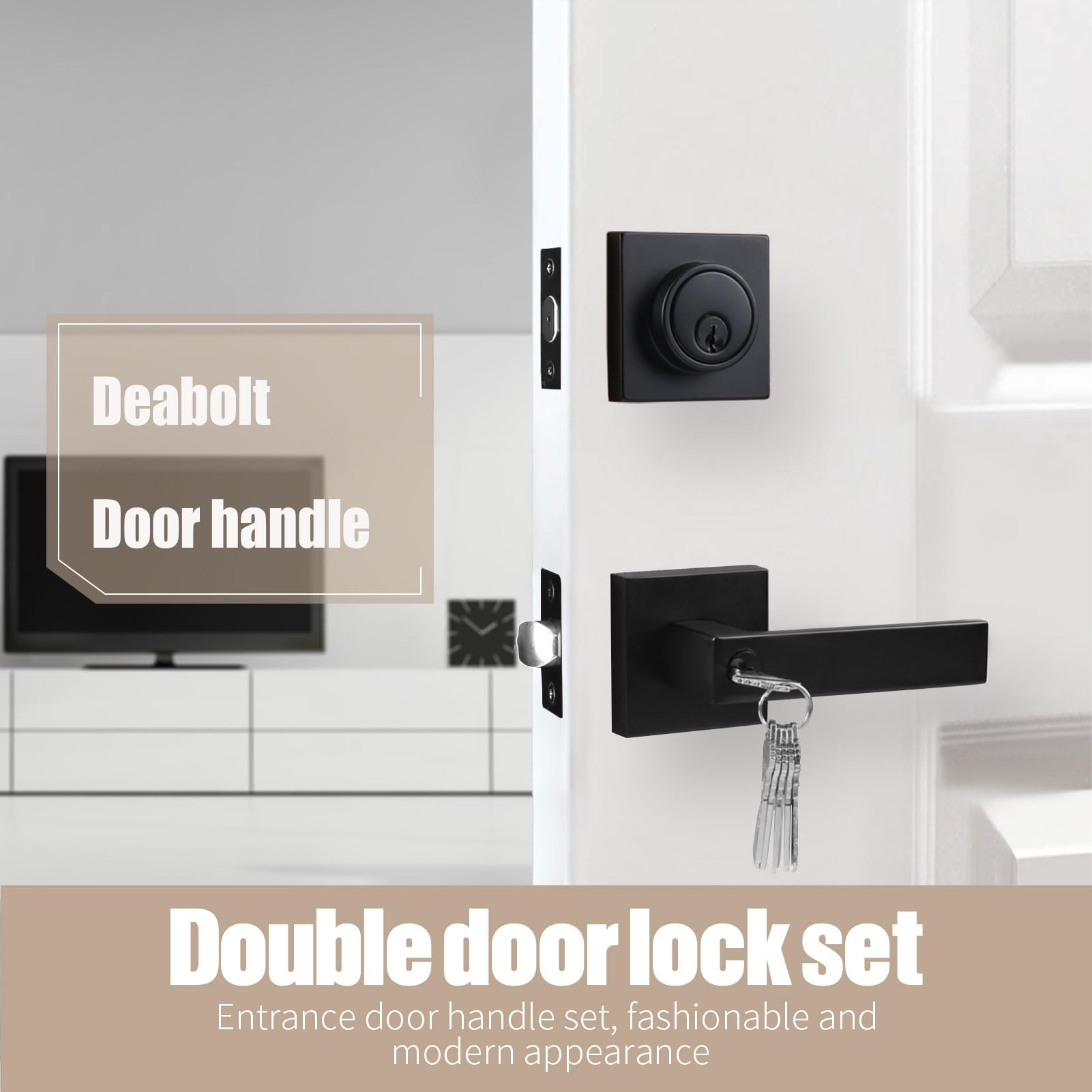Cielsa Dawn heavy-duty deadbolt single cylinder for added security.