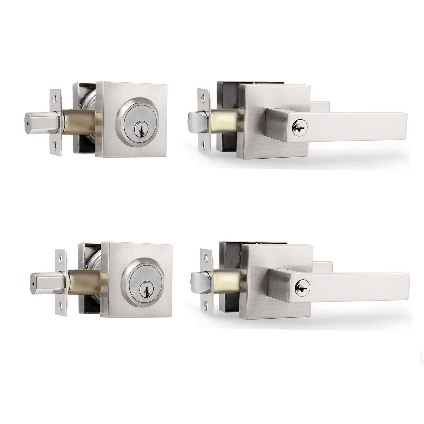 Cielsa Dawn heavy-duty lockset on a front entry door lever for secure access