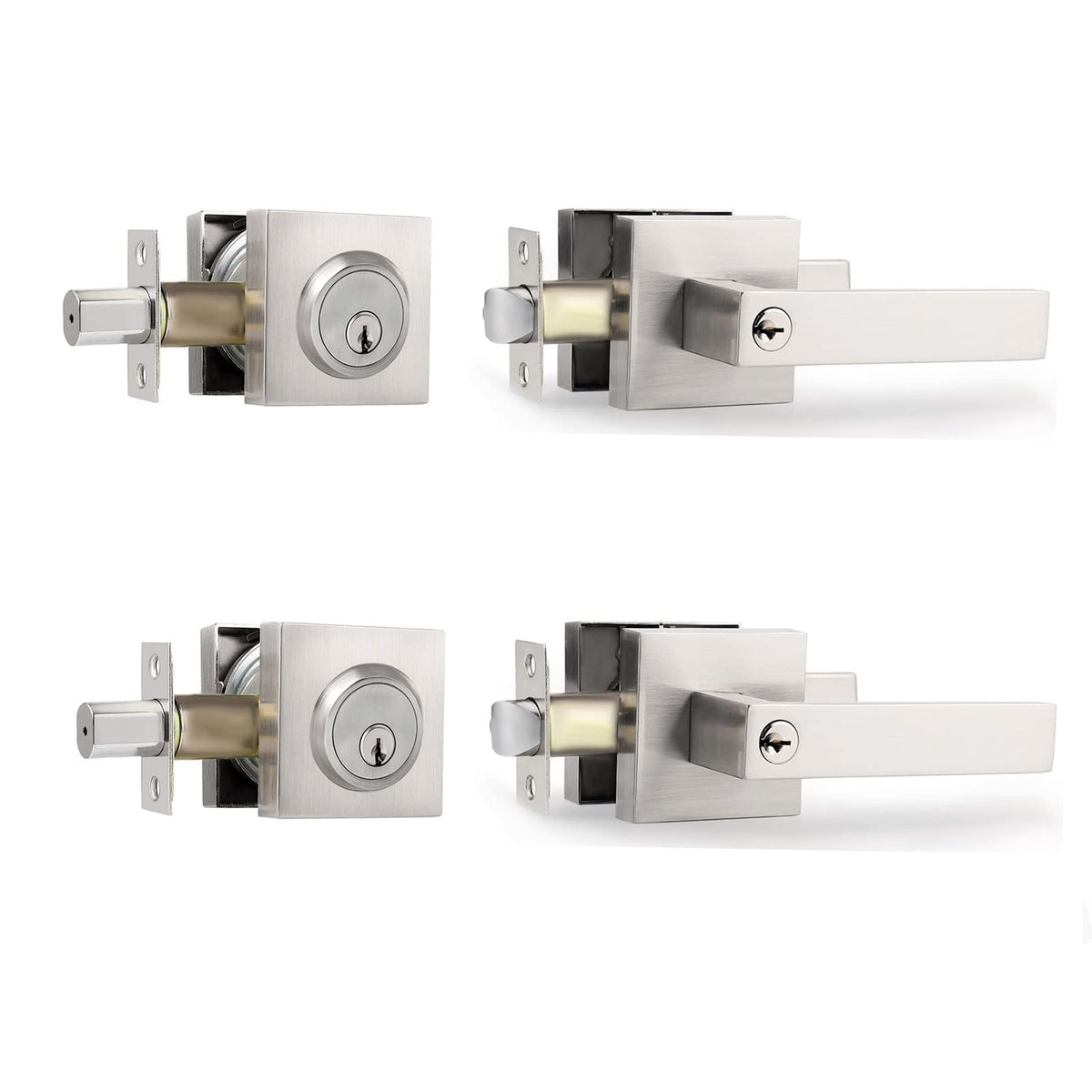 Cielsa Dawn heavy-duty lockset on a front entry door lever for secure access