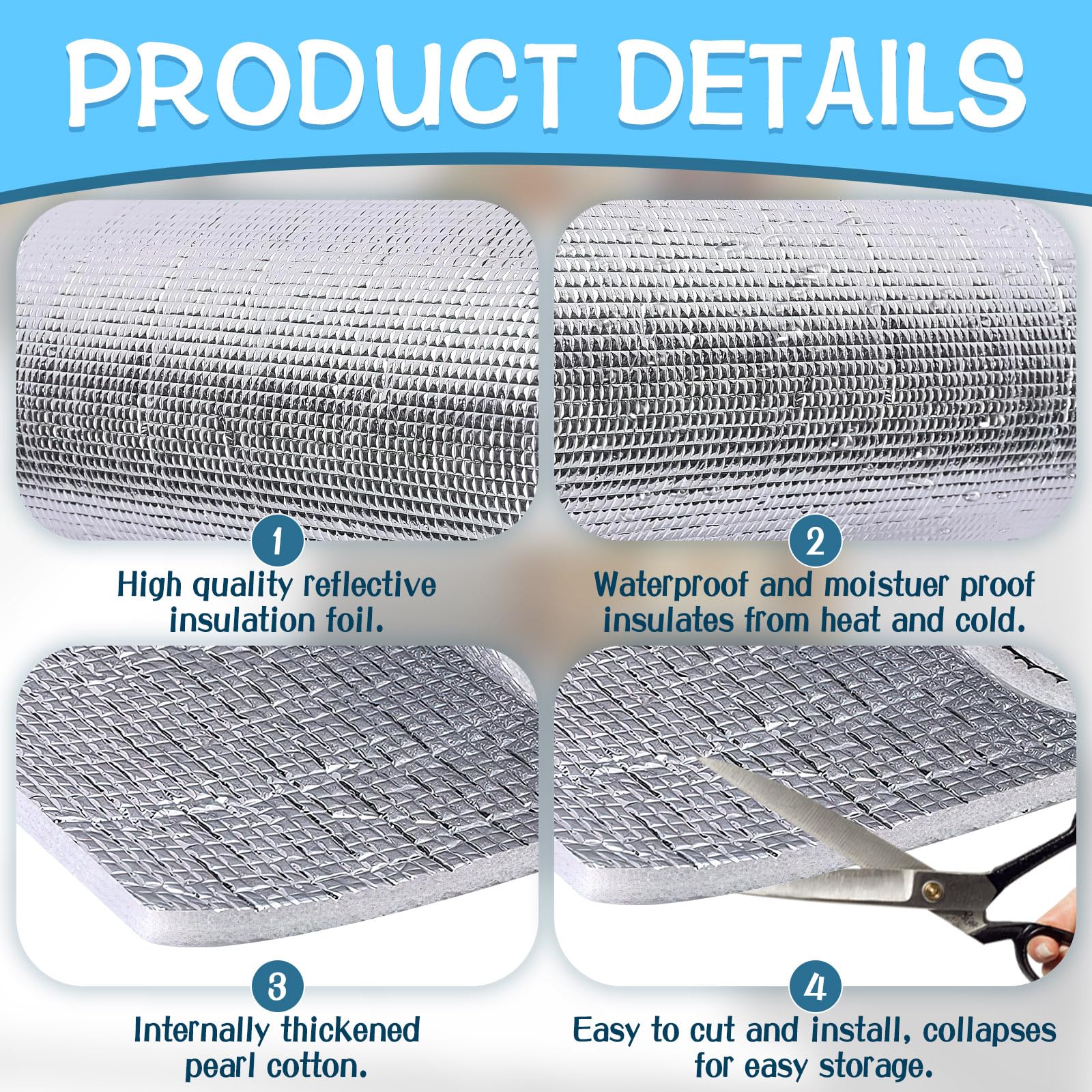 CIEOVO cut-to-fit water heater blanket demonstrates flexible sizing