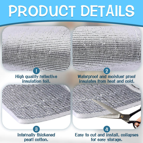 CIEOVO cut-to-fit water heater blanket demonstrates flexible sizing
