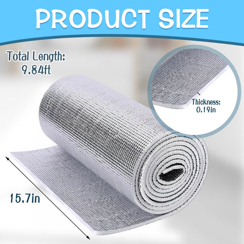 CIEOVO insulation blanket material close-up shows durable foil and pearl cotton