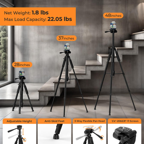 CIGMAN 3D laser level green beam visibility in bright rooms