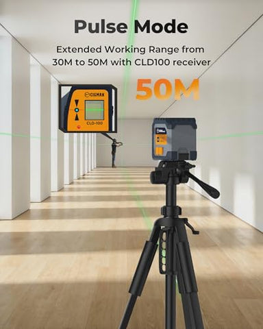 CIGMAN CM-G02 one-fourth-twenty mount thread supports tripod compatibility.