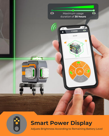 CIGMAN CM-S01 app-remote-control for convenient laser settings from anywhere