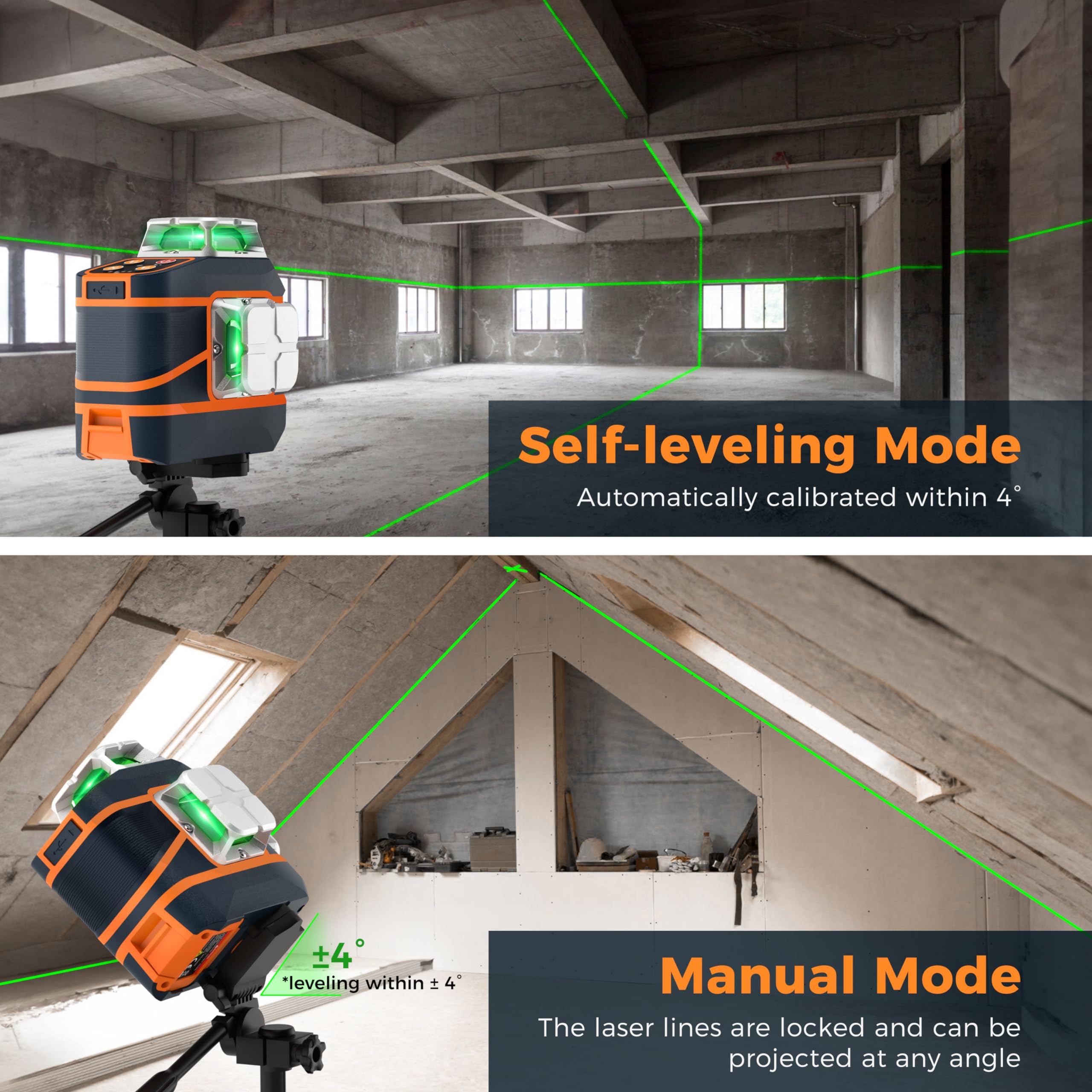 CIGMAN CM-801 burst and pulse mode for outdoor work