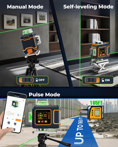 CIGMAN S04 pulse mode outdoors improves visibility with a receiver