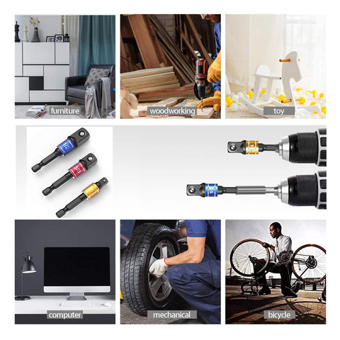 CIGOTU 105 degree right angle drill attachment reaches tight spaces