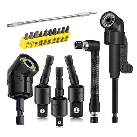 CIGOTU flexible drill bit extension reaching into tight spaces for easier control.