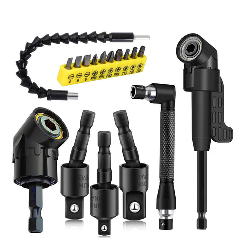 CIGOTU flexible drill extension reaches tight spaces for precise drilling.