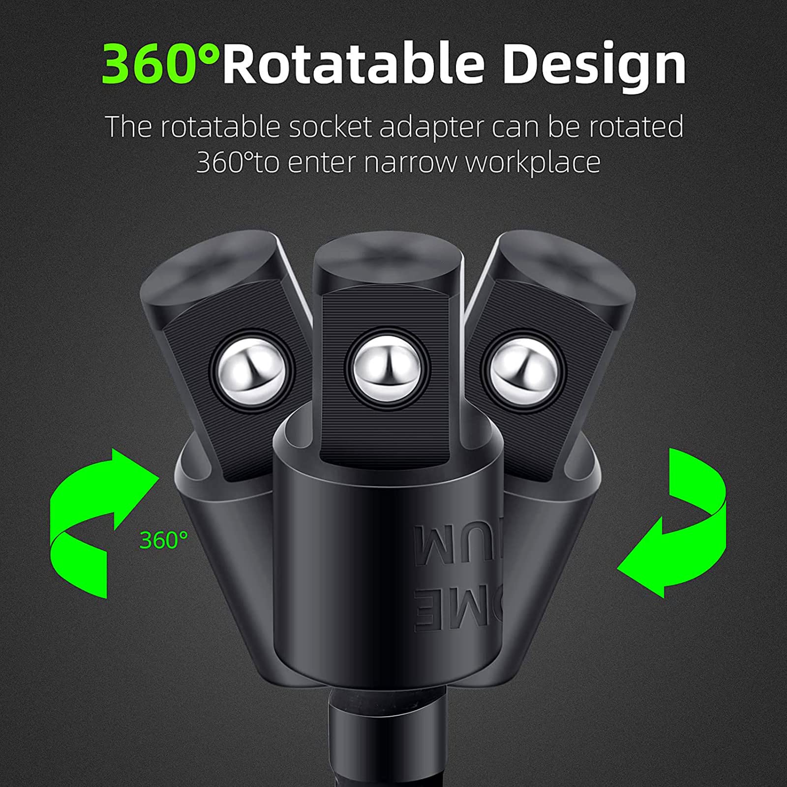 CIGOTU hex shank driver set for universal socket conversion