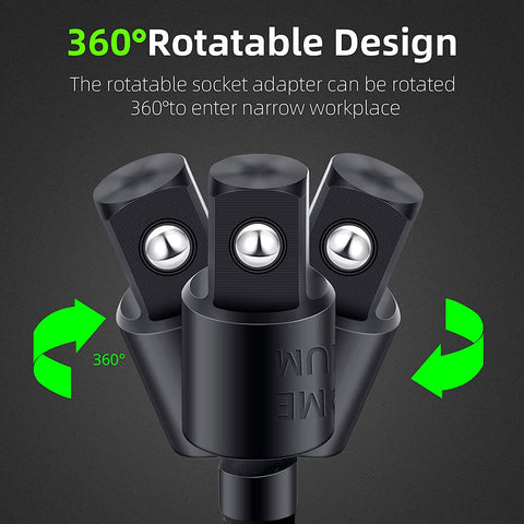 CIGOTU hex shank driver set for universal socket conversion