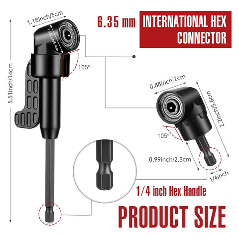 CIGOTU L-shaped double-ended socket wrench with comfortable grip.