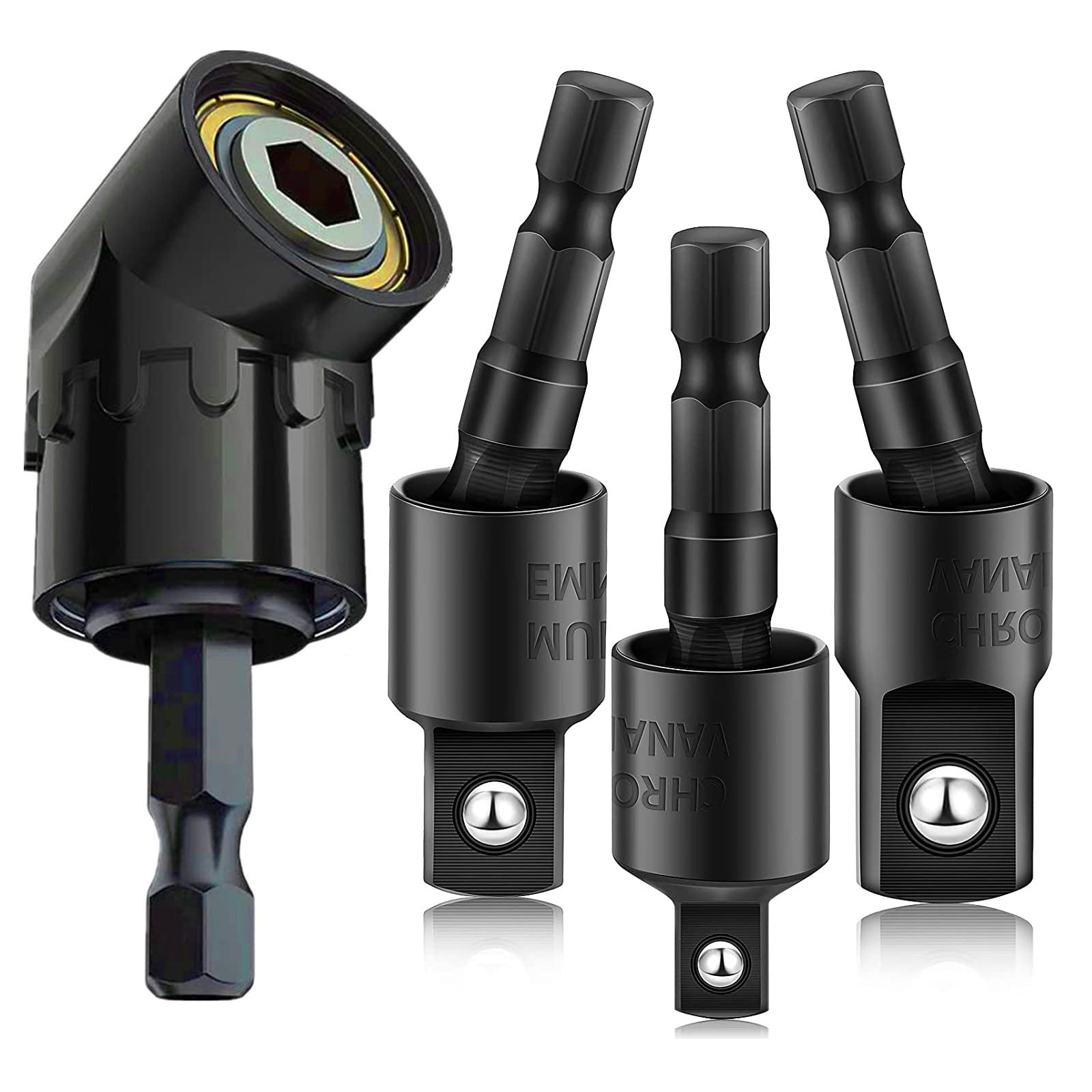 CIGOTU right-angle 360° socket adapter enhances reach in tight spaces