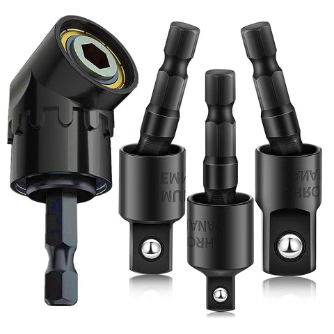 CIGOTU right-angle 360° socket adapter enhances reach in tight spaces