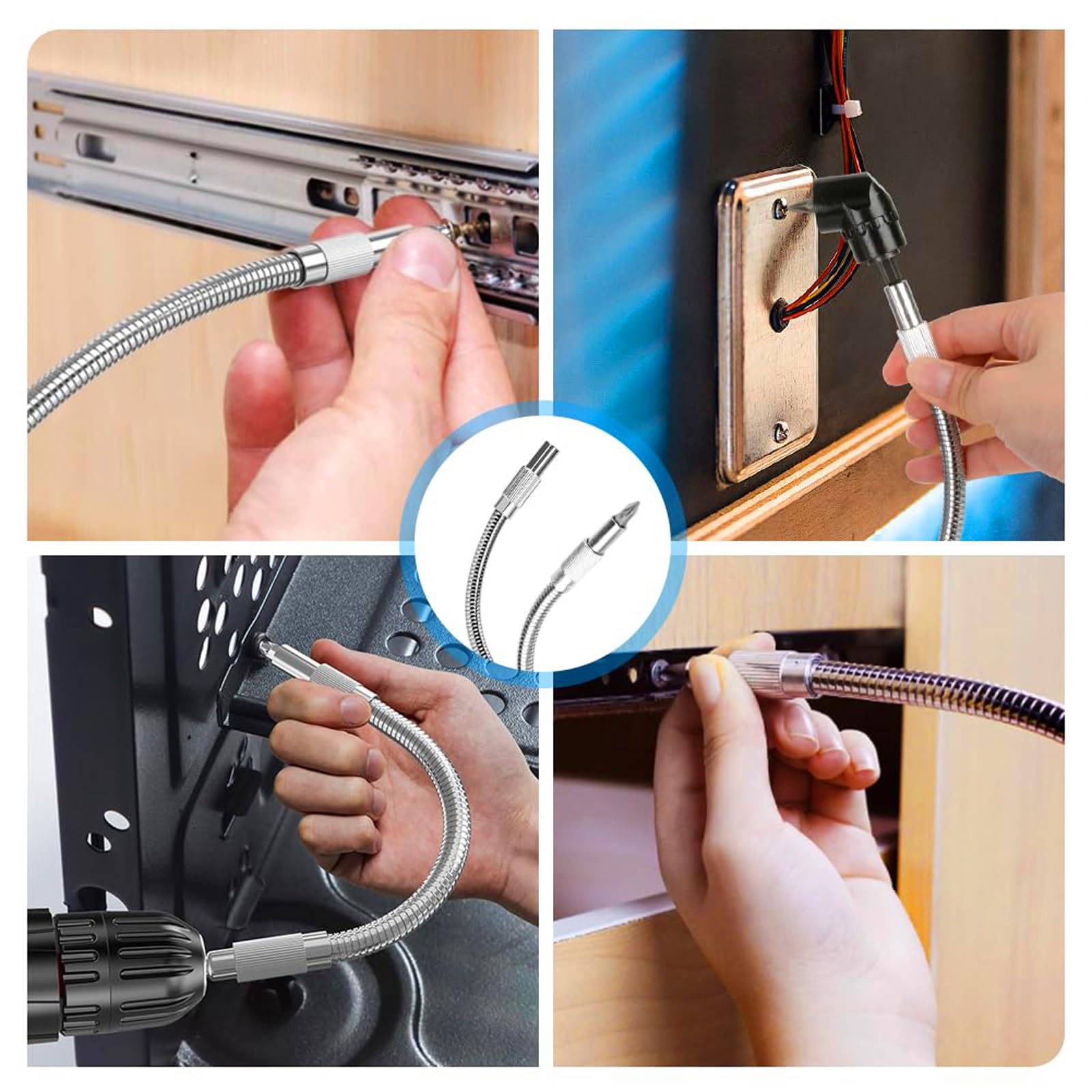 CIGOTU rotatable socket adapter set for quick tool conversions and reduced effort.