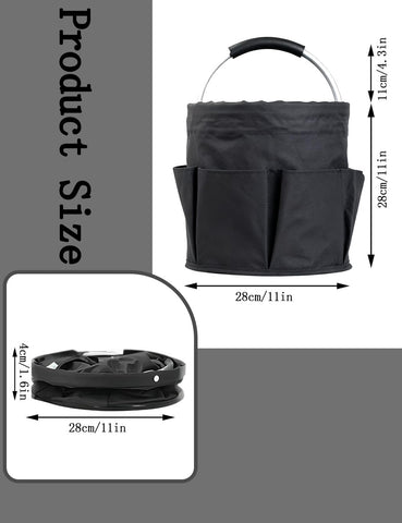 CIHTL Cleaning Caddy shows 6-pocket layout for easy tool separation.