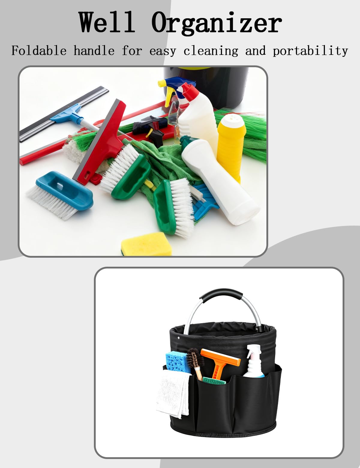 CIHTL Cleaning Caddy shown in home or garden use for versatile storage.