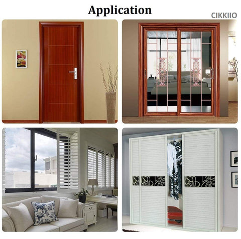 CIKKIO weather strip demonstrates windproof and soundproof benefits on a doorway