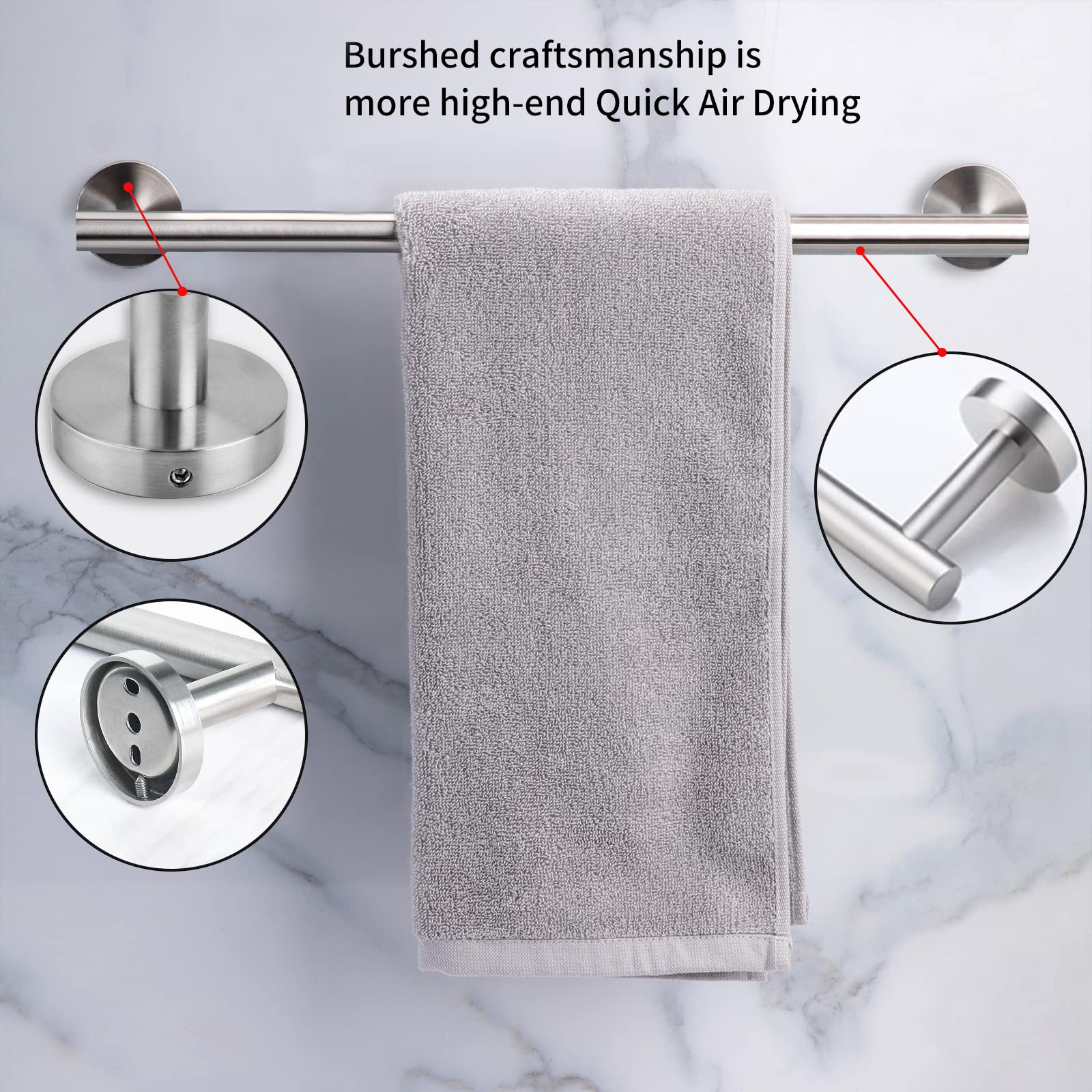 Cilee installed bathroom setup showing cohesive hardware