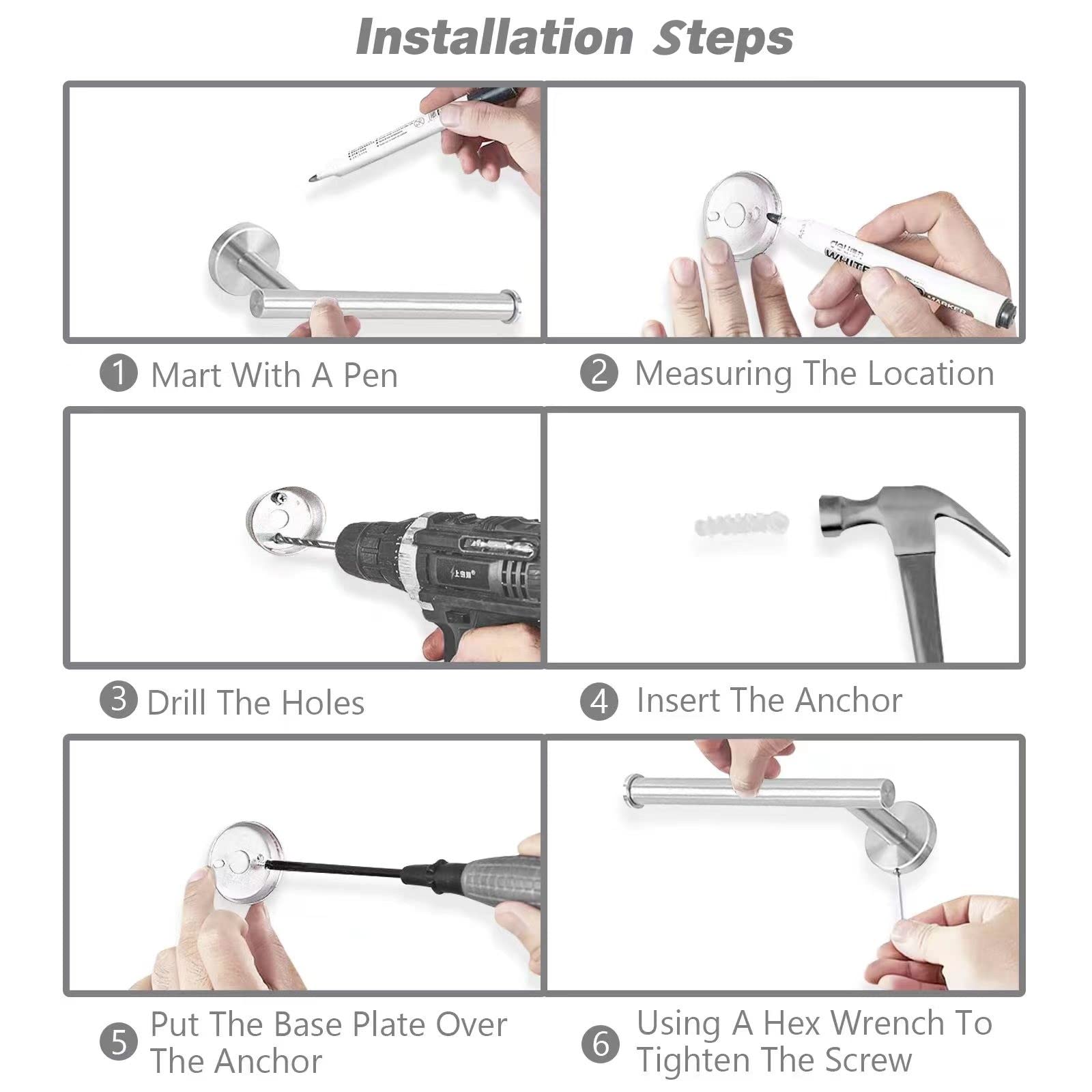 Cilee installation hardware included for quick setup