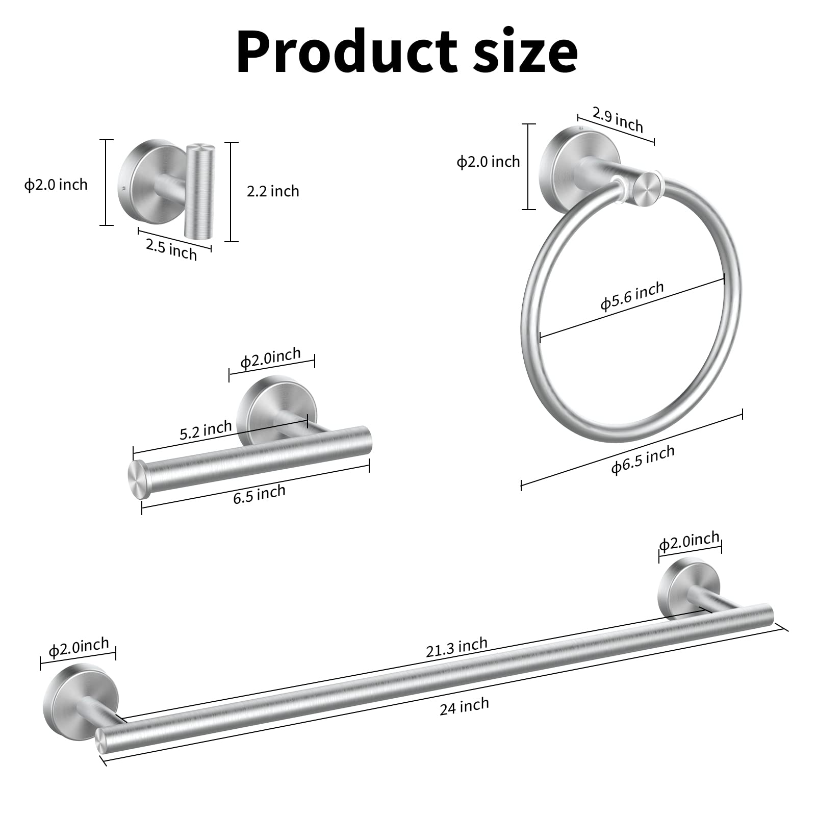 Cilee SUS304 stainless steel brushed-nickel finish detail