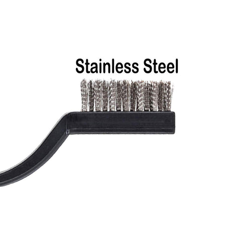 CILEONBE 30-piece wire brush set for versatile metalwork cleanup