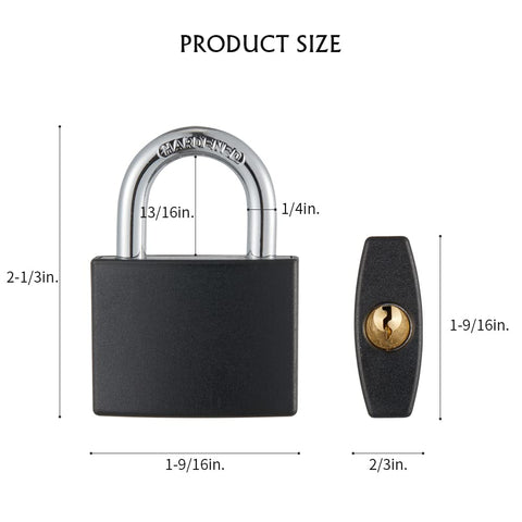 CINCINNO 40 mm wide padlock body highlighting compact security for bags and lockers
