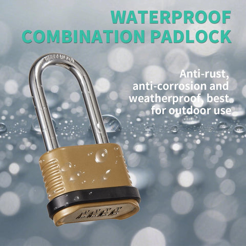 CINCINNO outdoor-grade padlock withstands weather, rust, and corrosion.