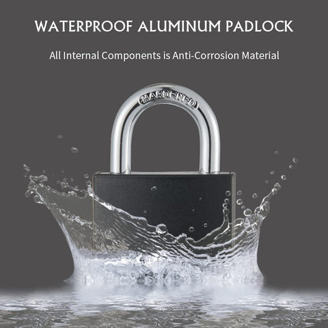 CINCINNO padlock shown in outdoor setting suitable for indoor and outdoor use