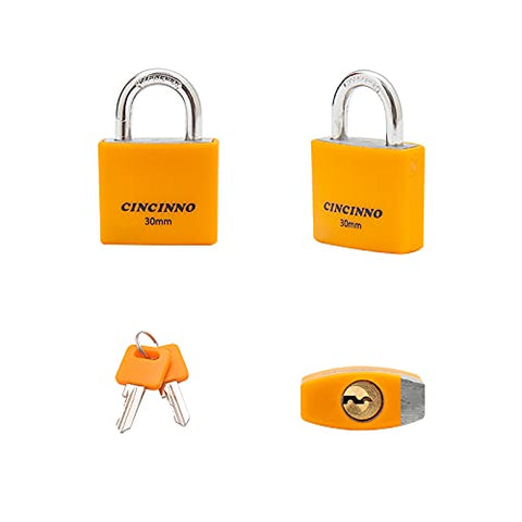 CINCINNO weatherproof padlocks featuring a 5mm shackle for outdoor durability