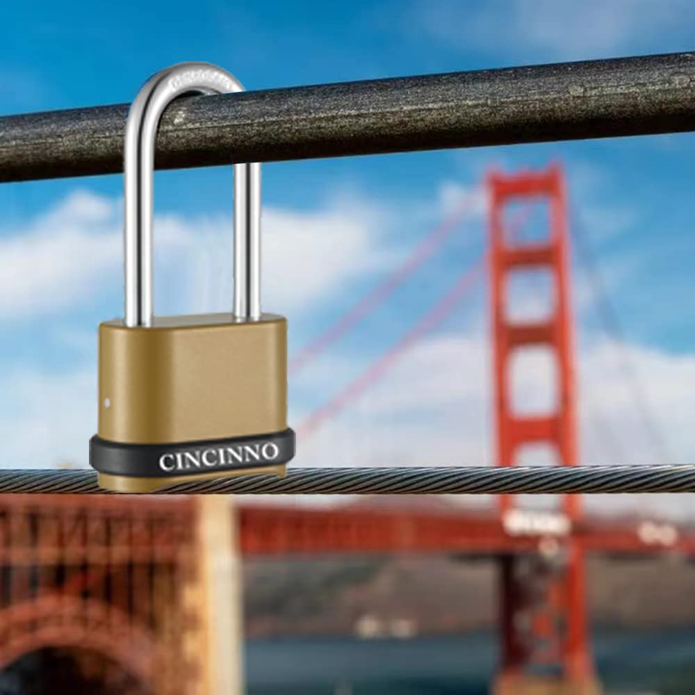 CINCINNO lock secures sheds, gyms, and storage gates securely.