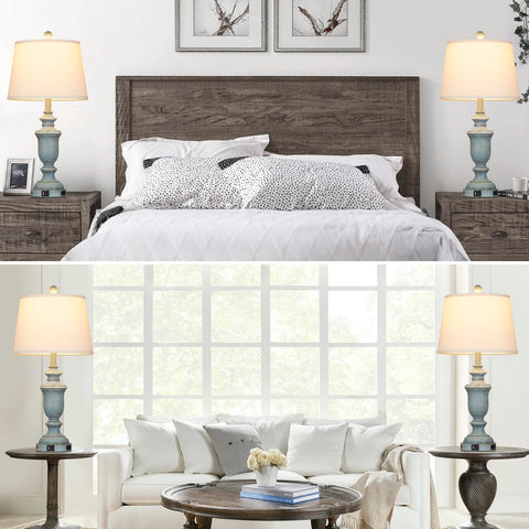Cinkeda coastal-style lamps suitable for living room, bedroom, or entryway