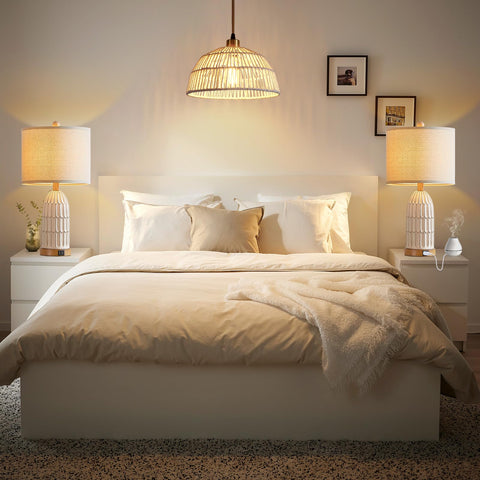 Cinkeda included LED bulbs provide ready-to-use lighting and energy efficiency.