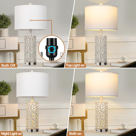 Cinkeda Morden Farmhouse lamp hollow pattern casts romantic shadows