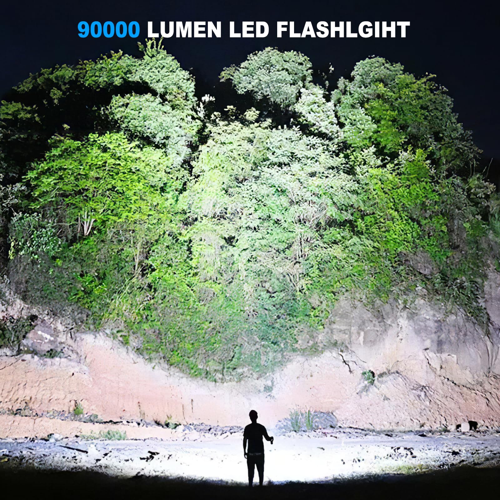 Cinlinso 90000-lumen LED chip close-up highlights extraordinary brightness