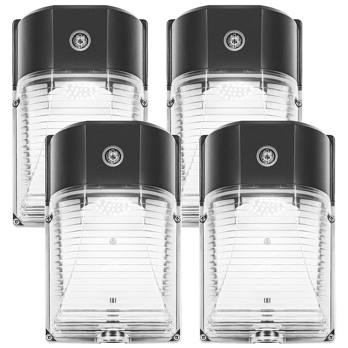CINOTON 26W wall pack with dusk-to-dawn sensor for energy-efficient exterior lighting