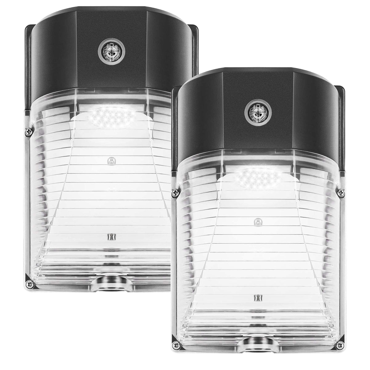 CINOTON 26W LED Wall Pack front view for broad outdoor illumination