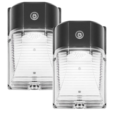 CINOTON 26W LED Wall Pack front view for broad outdoor illumination