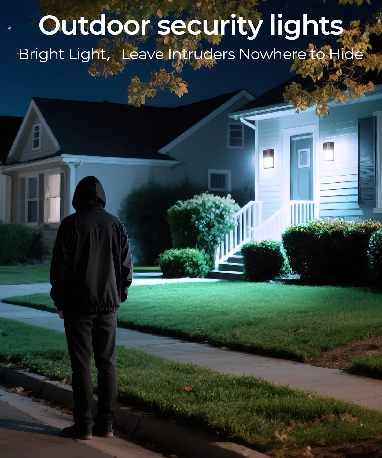 CINOTON 30W Wall Pack Light easy installation with pre-punched design.