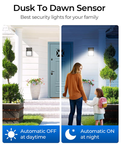 CINOTON 30W Wall Pack Light side view showcases compact, weatherproof design.